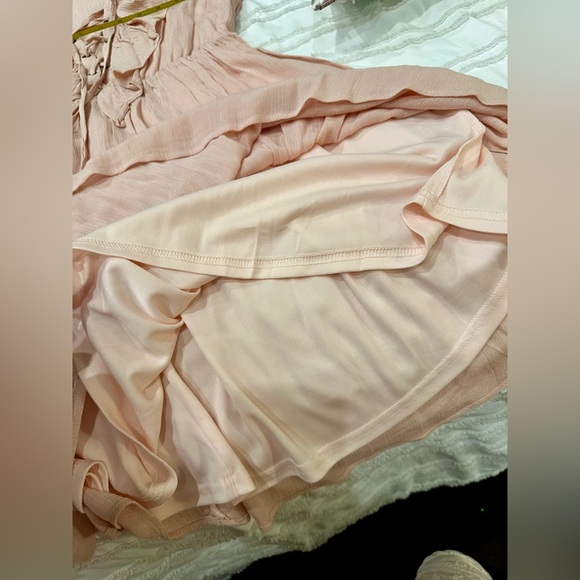Blush Ruffle Mini Dress - Picture 6 of 8